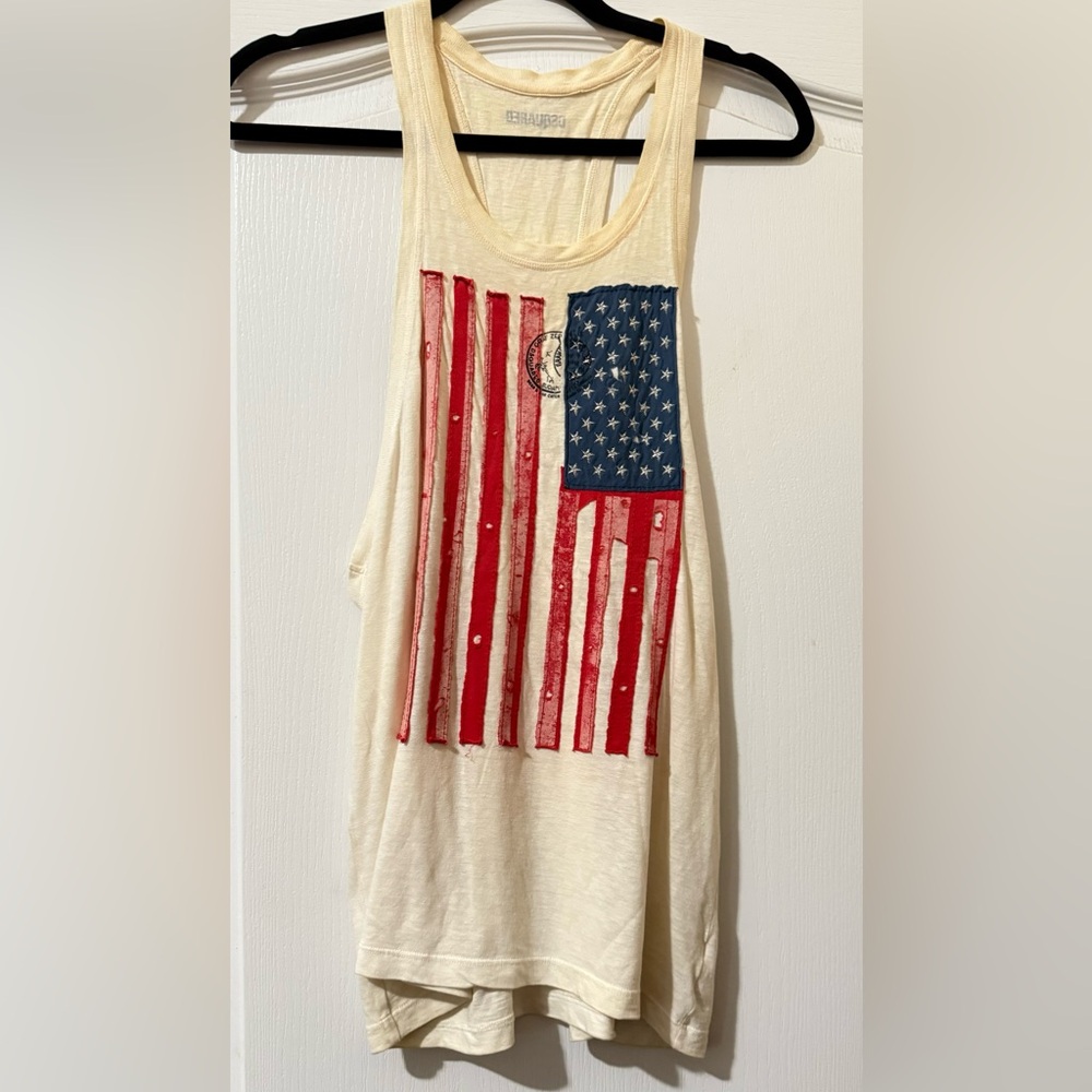 DSQUARED2 American Flag Tank Top (SOLD) - Picture 1 of 2
